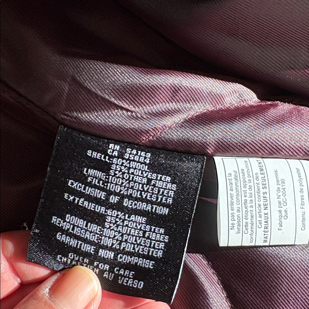 Lined, wool jacket - image 7